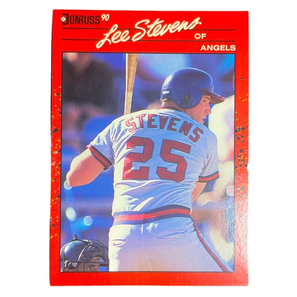 Free People Accessories - 1989 lee stevens california angels donruss baseball card # 449